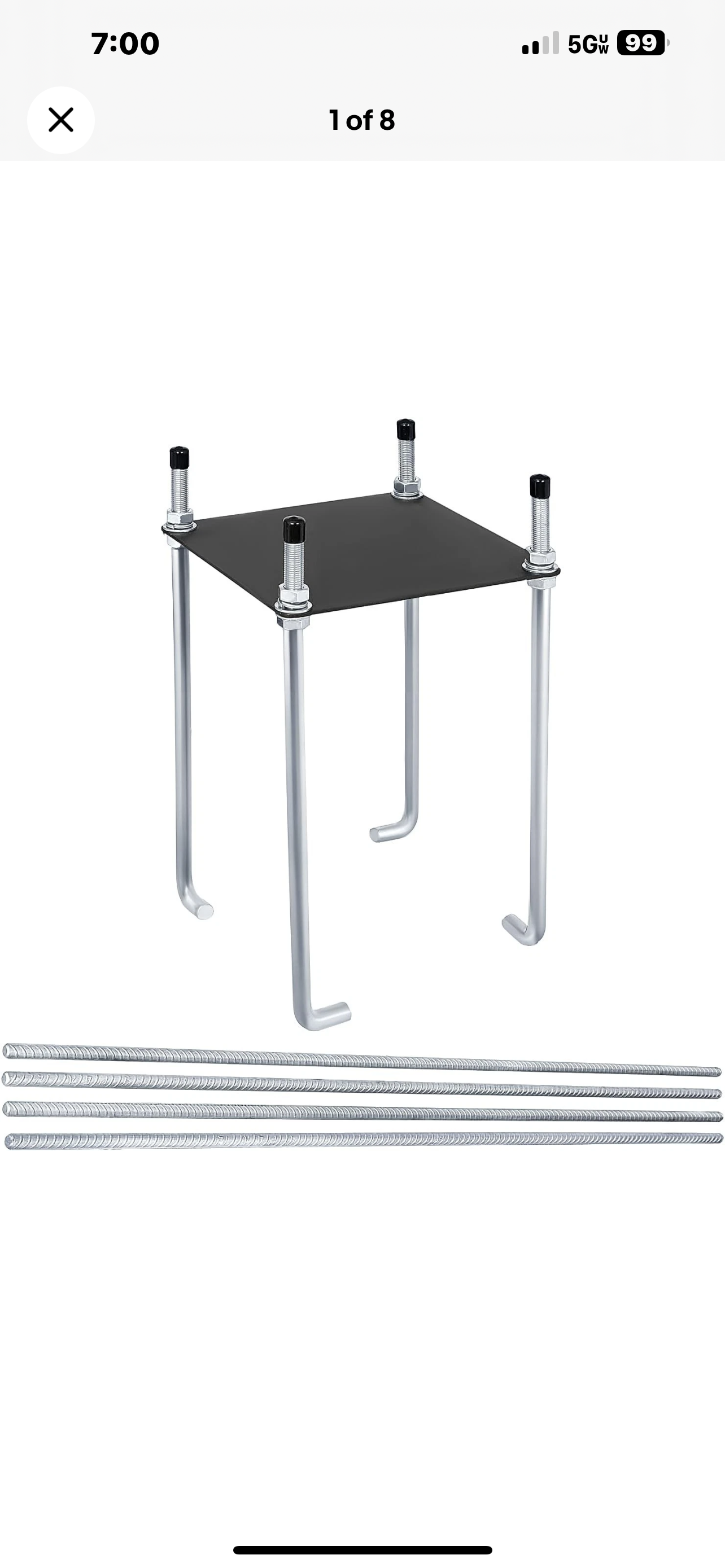 Universal 7in x 7in anchor system