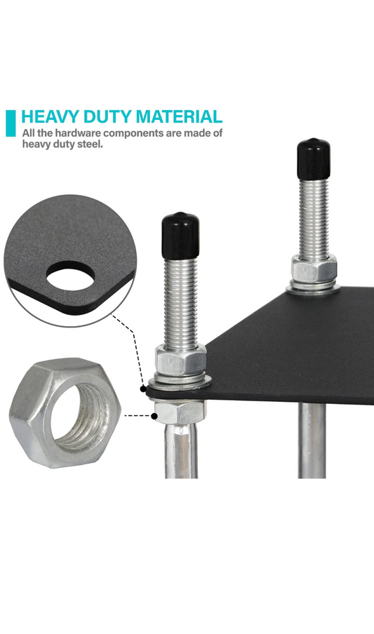 Basketball Hoop Anchor Kit 9”, Universal : Mega Slam,Goaliath, Produnk , etc.