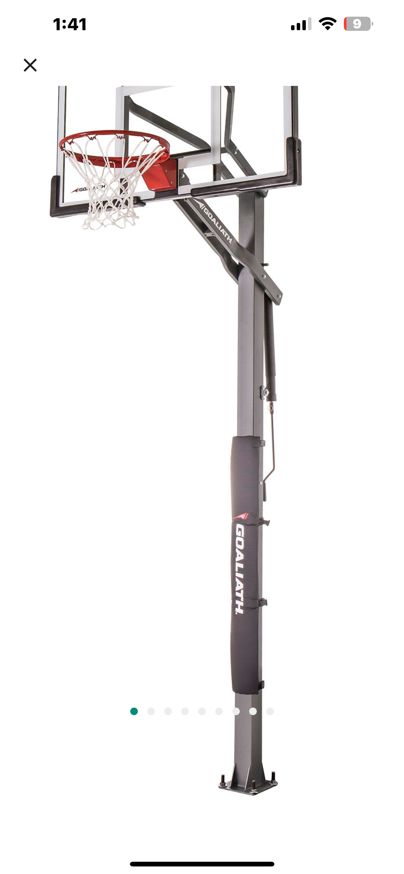 Goaliath 60'' Ignite In-Ground
Basketball Hoop